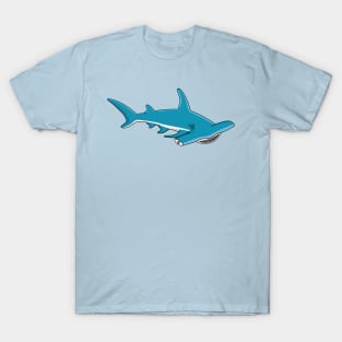 Hammerhead shark cartoon illustration T-Shirt